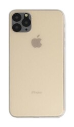 Eiroo Ghost Thin iPhone 11 Pro Ultra İnce Şeffaf Rubber Kılıf - 1