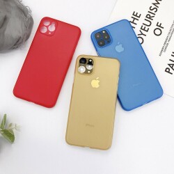 Eiroo Ghost Thin iPhone 11 Pro Ultra İnce Şeffaf Rubber Kılıf - 2