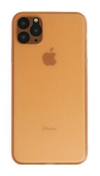 Eiroo Ghost Thin iPhone 11 Pro Ultra İnce Turuncu Rubber Kılıf - 1