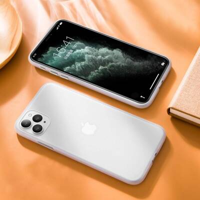 Eiroo Ghost Thin iPhone 11 Pro Ultra İnce Turuncu Rubber Kılıf - 6