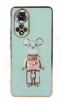 Eiroo Honor 50 Candy Bear Standlı Yeşil Silikon Kılıf - 1