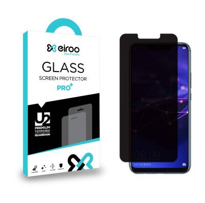 Eiroo Huawei Mate 20 Lite Privacy Tempered Glass Cam Ekran Koruyucu - 1