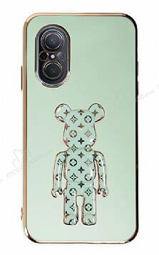 Eiroo Huawei nova 9 SE Bearbrick Standlı Yeşil Silikon Kılıf - 1