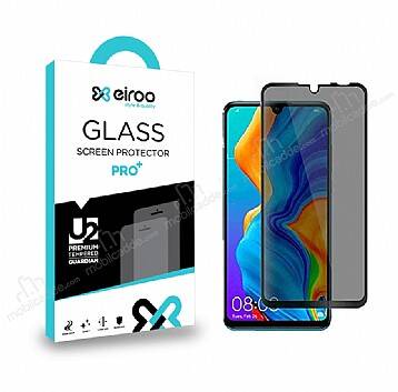 Eiroo Huawei P30 Lite Privacy Tempered Glass Cam Ekran Koruyucu - 1