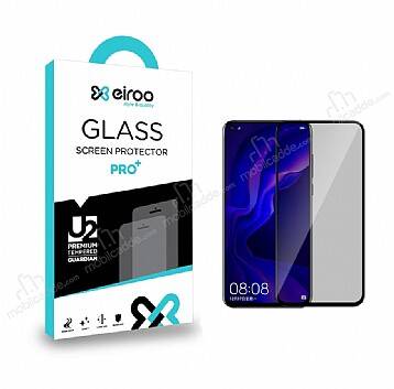 Eiroo Huawei P40 Lite Full Privacy Tempered Glass Cam Ekran Koruyucu - 1