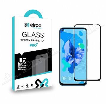 Eiroo Huawei P40 Lite Tempered Glass Full Cam Ekran Koruyucu - 1