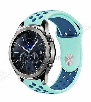 Eiroo Huawei Watch GT2 Pro Silikon Mavi-Lacivert Spor Kordon - 1