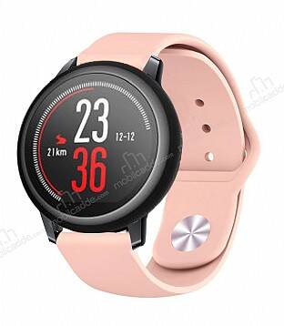 Eiroo Huawei Watch GT2 Pro Spor Sand Pink Silikon Kordon - 1