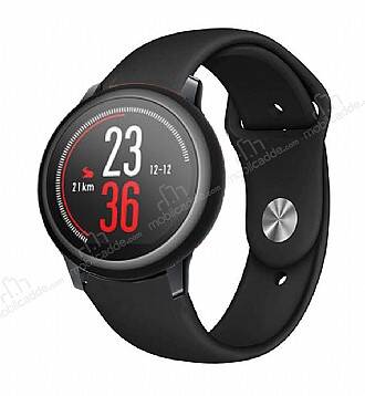 Eiroo Huawei Watch GT2 Pro Spor Siyah Silikon Kordon - 1