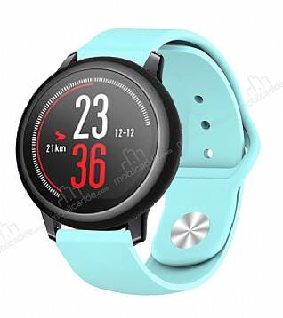 Eiroo Huawei Watch GT2 Pro Spor Turkuaz Silikon Kordon - 1