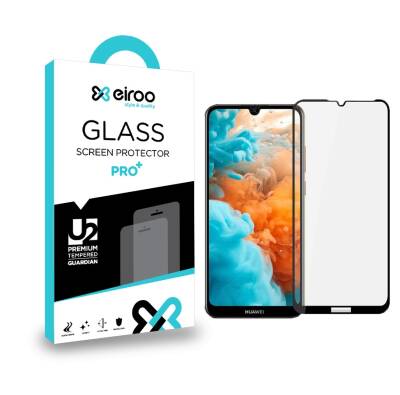 Eiroo Huawei Y6s 2019 Tempered Glass Full Siyah Cam Ekran Koruyucu - 1