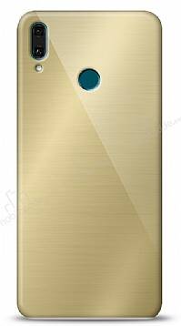 Eiroo Huawei Y9 2019 Silikon Kenarlı Aynalı Gold Kılıf - 1