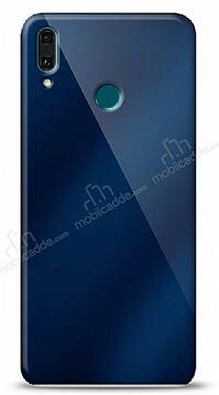 Eiroo Huawei Y9 2019 Silikon Kenarlı Aynalı Lacivert Kılıf - 1