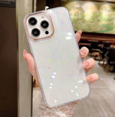 Eiroo iPhone 11 Hologram Kalpli Silikon Kenarlı Şeffaf Rubber Kılıf - 3