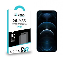 Eiroo iPhone 12 Pro Max Tempered Glass Cam Ekran Koruyucu - 1