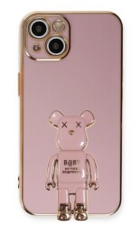 Eiroo iPhone 13 Baby Bear Standlı Silikon Kılıf - 7