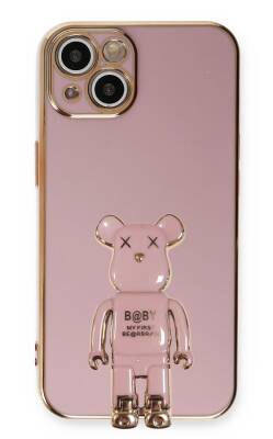 Eiroo iPhone 13 Baby Bear Standlı Silikon Kılıf - 7