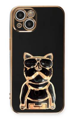 Eiroo iPhone 13 Bulldog Standlı Silikon Kılıf - 13