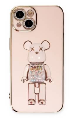 Eiroo iPhone 13 Candy Bear Standlı Silikon Kılıf - 13