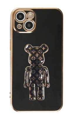 Eiroo iPhone 14 Pro Bearbrick Standlı Silikon Kılıf - 10