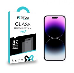 Eiroo iPhone 14 Pro Max Tempered Glass Cam Ekran Koruyucu - 1