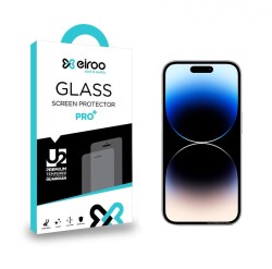 Eiroo iPhone 14 Pro Tempered Glass Cam Ekran Koruyucu - 1