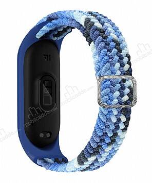 Eiroo KRD-49 Xiaomi Mi Band 3 Briliant-Blue Örgü Kordon - 1