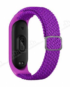 Eiroo KRD-49 Xiaomi Mi Band 3 Mor Örgü Kordon - 1