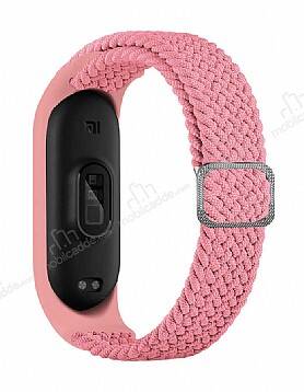 Eiroo KRD-49 Xiaomi Mi Band 3 Pembe Örgü Kordon - 1