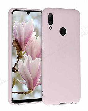 Eiroo Lansman Huawei P Smart 2019 Sand Pink Silikon Kılıf - 1