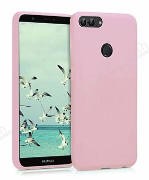 Eiroo Lansman Huawei P Smart Pembe Silikon Kılıf - 1