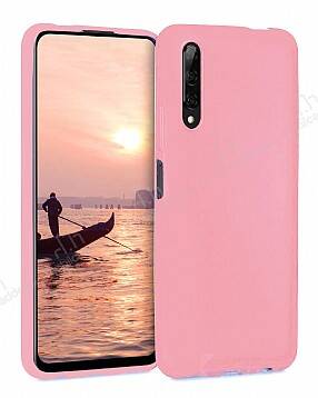 Eiroo Lansman Huawei P Smart Pro 2019 Pembe Silikon Kılıf - 1