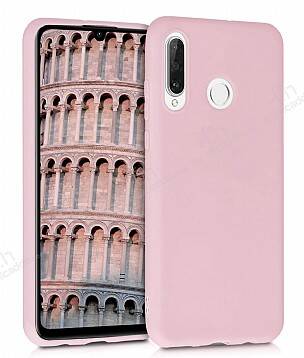 Eiroo Lansman Huawei P30 Lite Pembe Silikon Kılıf - 1