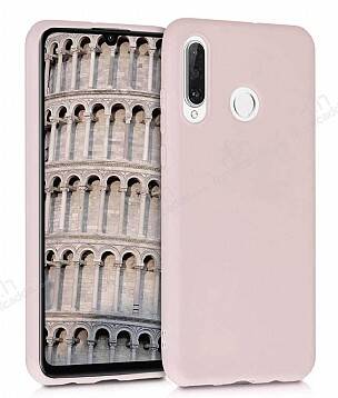 Eiroo Lansman Huawei P30 Lite Sand Pink Silikon Kılıf - 1