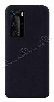 Eiroo Lansman Huawei P40 Pro Siyah Silikon Kılıf - 1