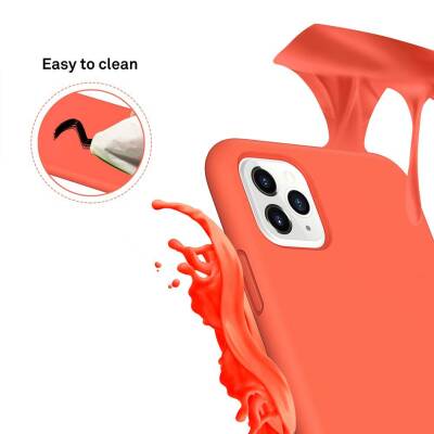 Eiroo Lansman iPhone 11 Pro Lacivert Silikon Kılıf - 4