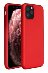 Eiroo Lansman iPhone 11 Pro Max Kırmızı Silikon Kılıf - 1