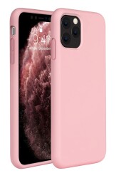 Eiroo Lansman iPhone 11 Pro Pembe Silikon Kılıf - 1