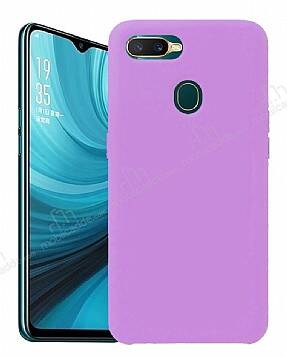 Eiroo Lansman Oppo A12 Lila Silikon Kılıf - 1