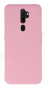 Eiroo Lansman Oppo A5 2020 Pembe Silikon Kılıf - 1