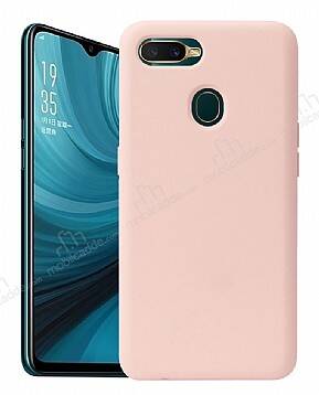 Eiroo Lansman Oppo AX7 / Oppo A5s Pembe Silikon Kılıf - 1