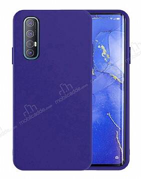 Eiroo Lansman Oppo Reno3 Pro Lacivert Silikon Kılıf - 1