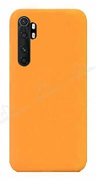 Eiroo Lansman Xiaomi Mi Note 10 Lite Turuncu Silikon Kılıf - 1