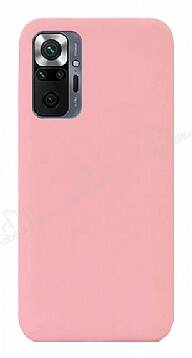 Eiroo Lansman Xiaomi Redmi Note 10 Pro Pembe Silikon Kılıf - 1