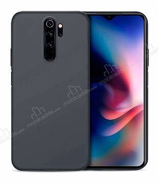 Eiroo Lansman Xiaomi Redmi Note 8 Pro Gri Silikon Kılıf - 1