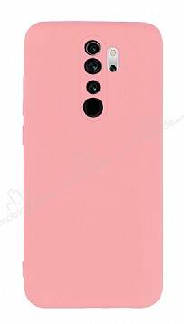 Eiroo Lansman Xiaomi Redmi Note 8 Pro Kamera Korumalı Pembe Silikon Kılıf - 1