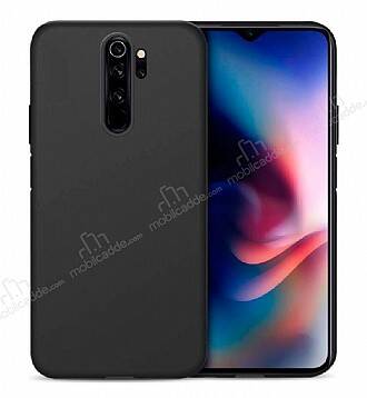 Eiroo Lansman Xiaomi Redmi Note 8 Pro Siyah Silikon Kılıf - 1