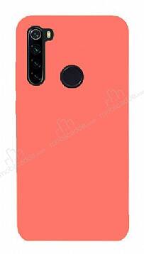 Eiroo Lansman Xiaomi Redmi Note 8 Turuncu Silikon Kılıf - 1