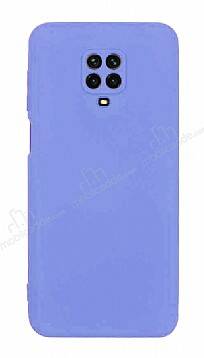 Eiroo Lansman Xiaomi Redmi Note 9 Pro Kamera Korumalı Lila Silikon Kılıf - 1