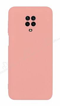 Eiroo Lansman Xiaomi Redmi Note 9 Pro Kamera Korumalı Pembe Silikon Kılıf - 1